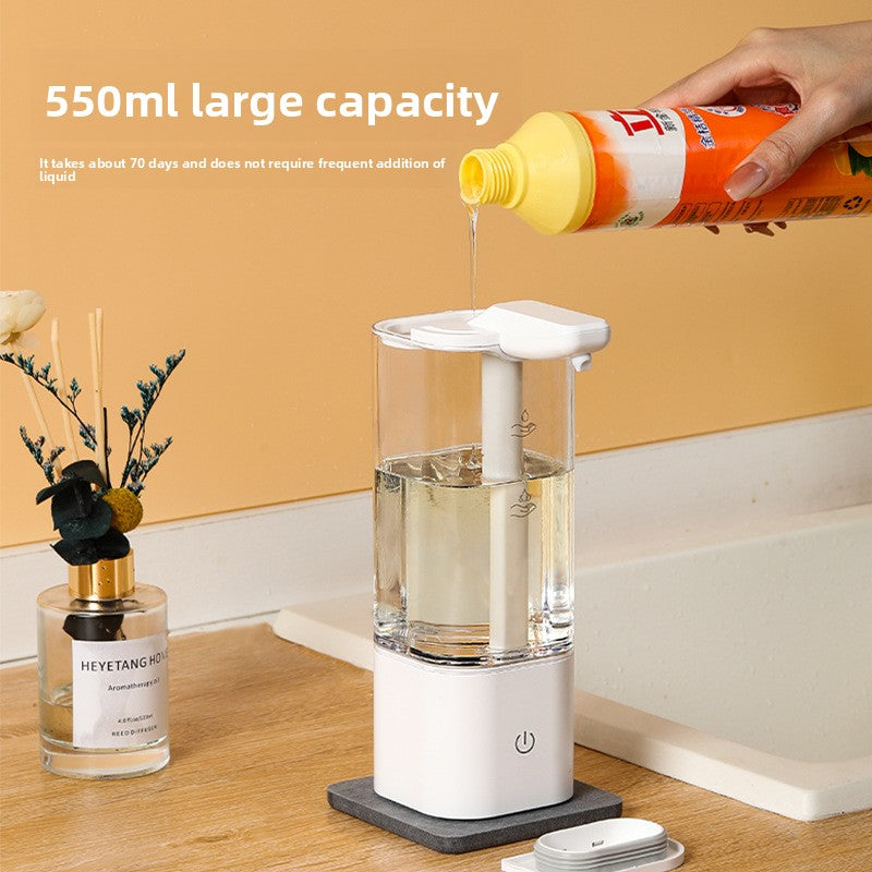 Automatic Sensor Soap Dispenser Rechargeable Touch-Free Liquid Dispenser